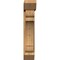 Ekena Millwork Olympic Slat Rough Sawn Bracket w/ Offset Brace, Western Red Cedar, 8"W x 30"D x 42"H BKT0806X30X42OLY06RWR - alternate 4